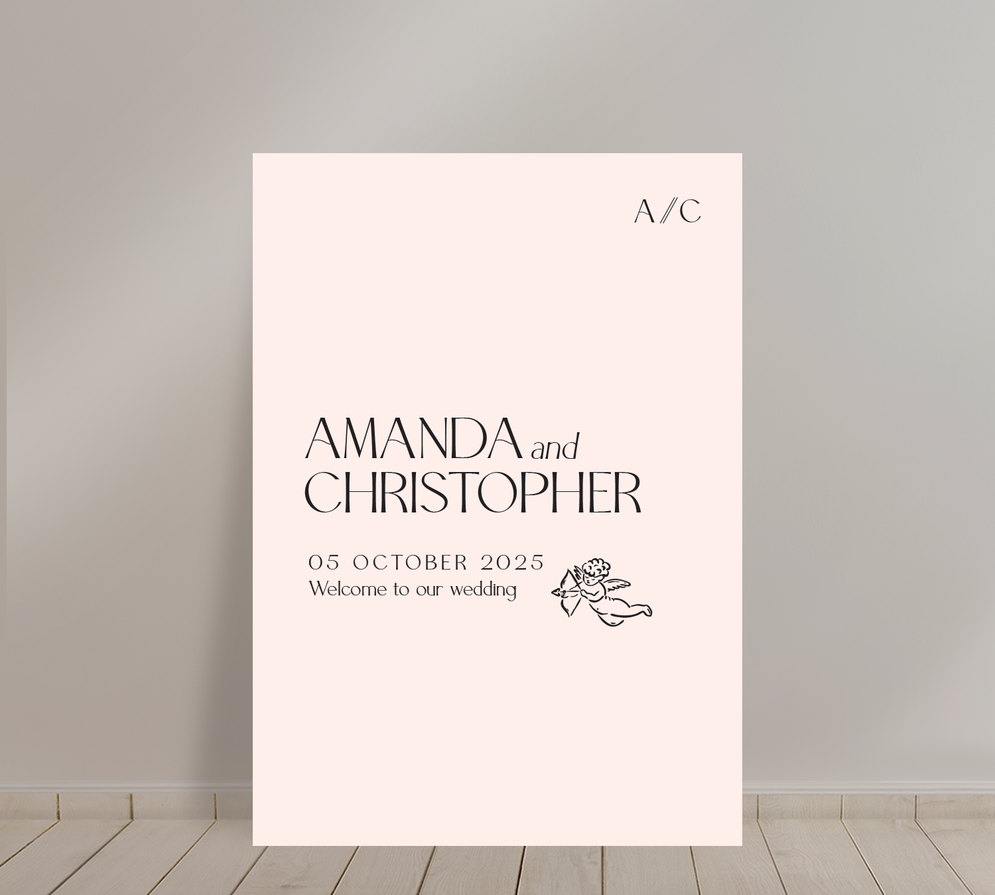 Welcome Sign from our Forever Collection