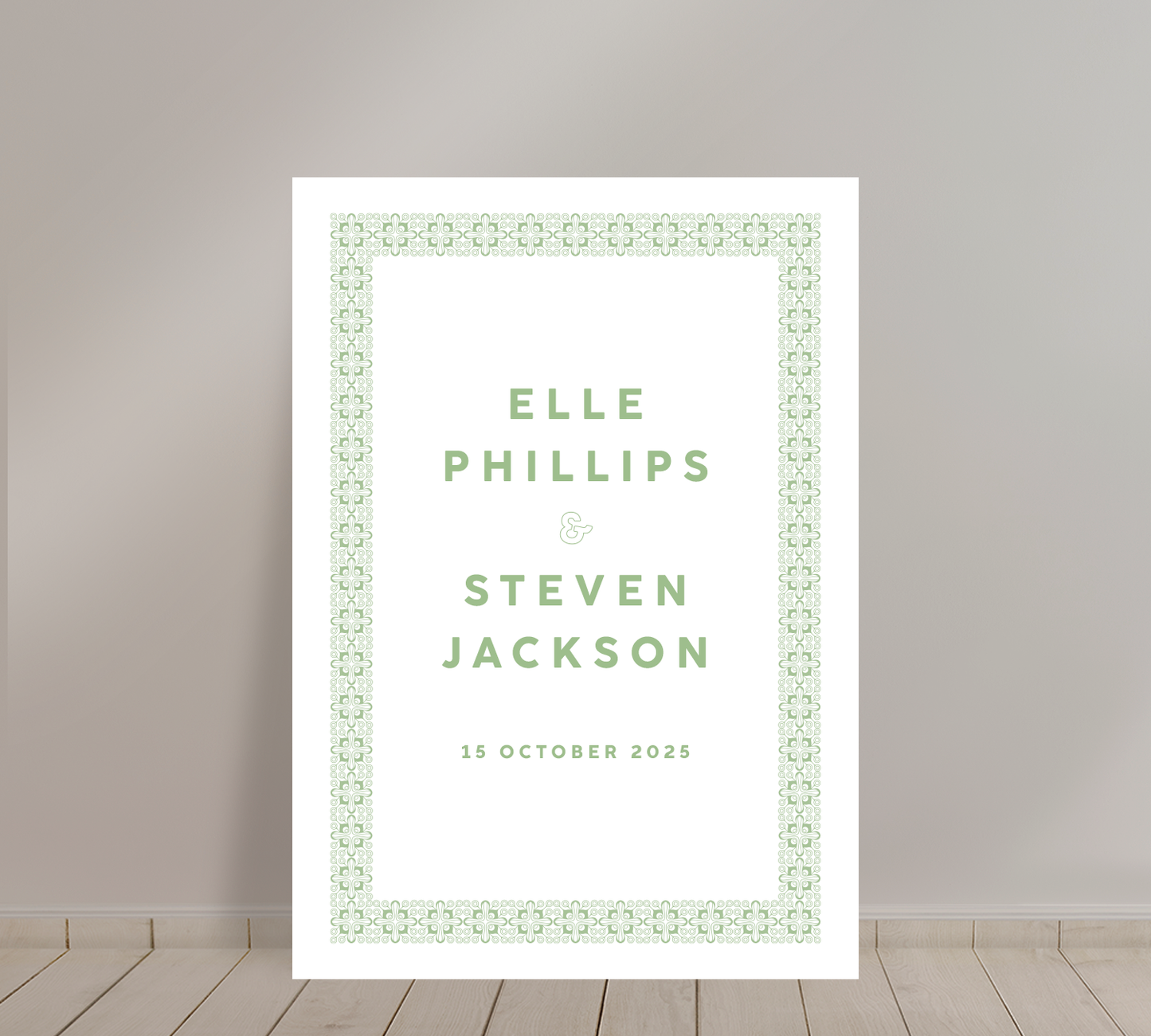 Welcome Sign from our Grace Collection