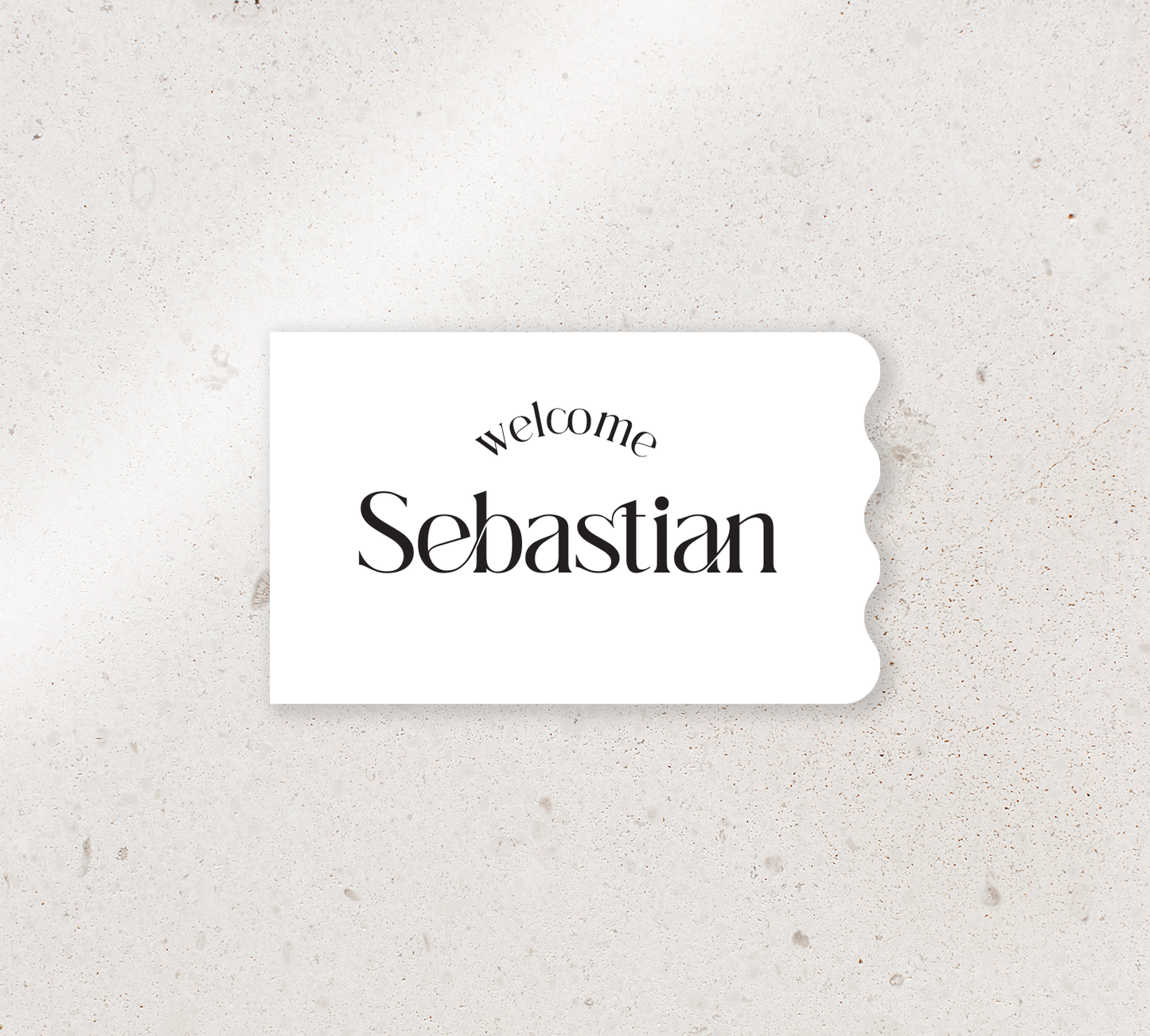 Elegant place cards from our Love Note collection