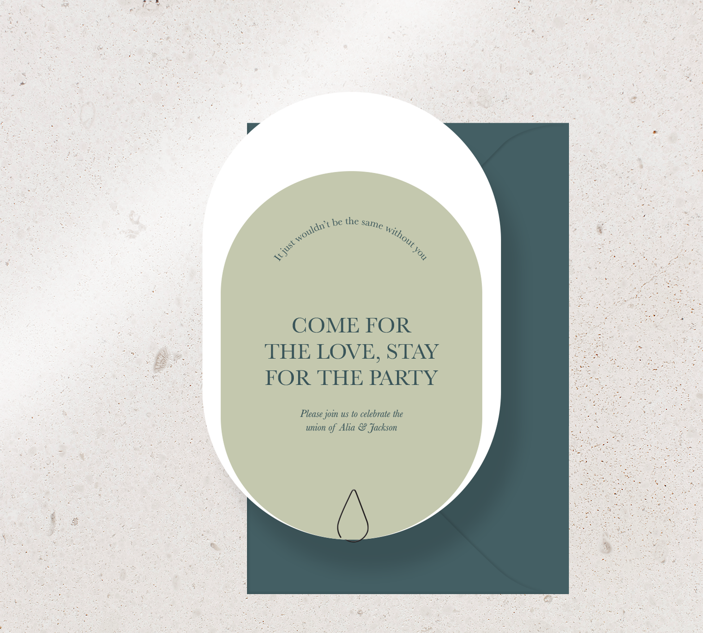 Beautifully curated 2 card set from our Paragon collection