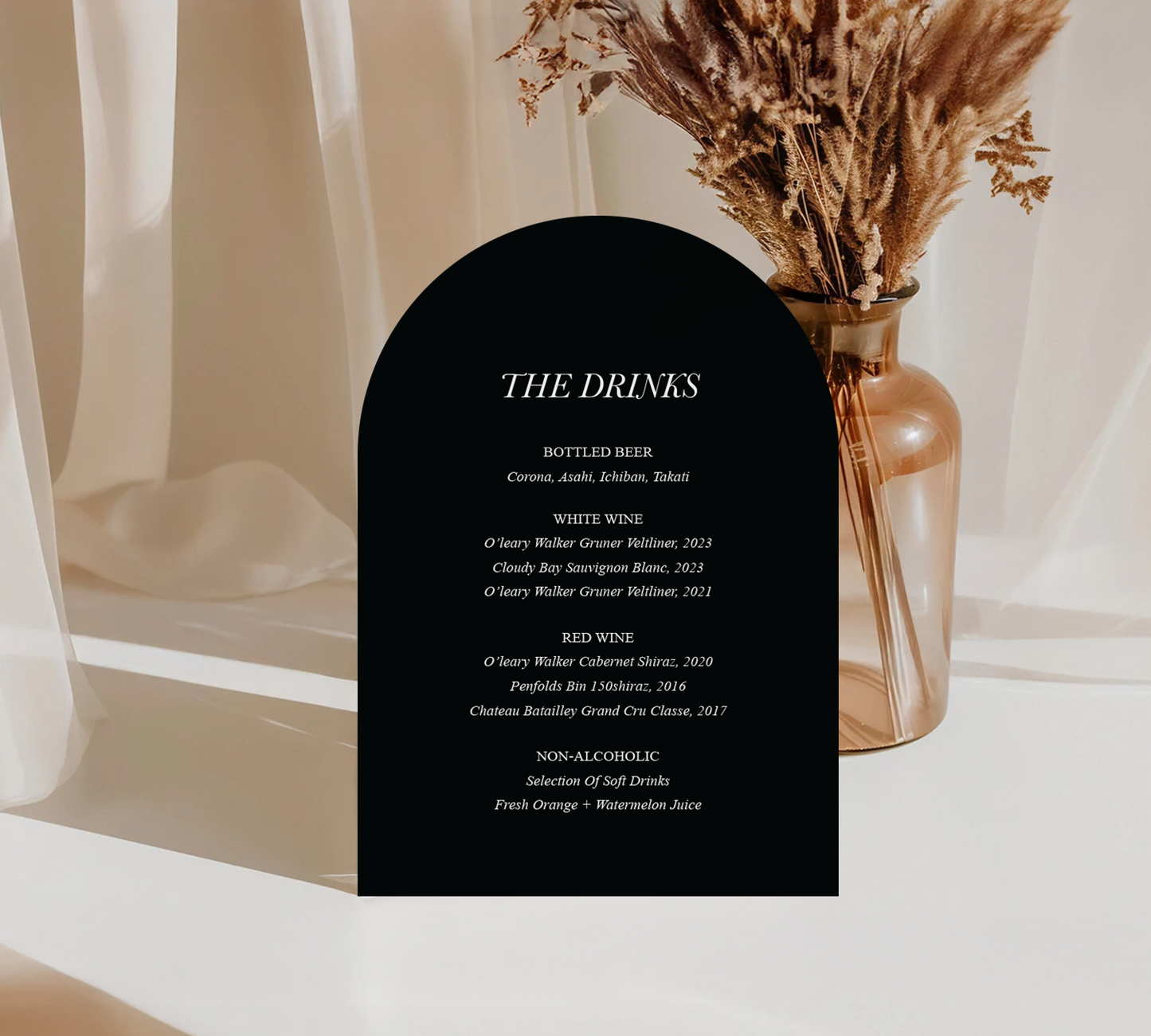 Bar Sign from our Paragon design collection