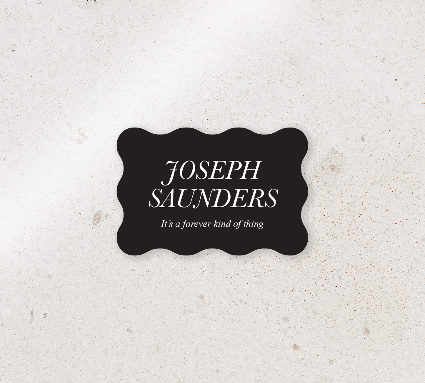 Elegant place cards from our Paragon collection