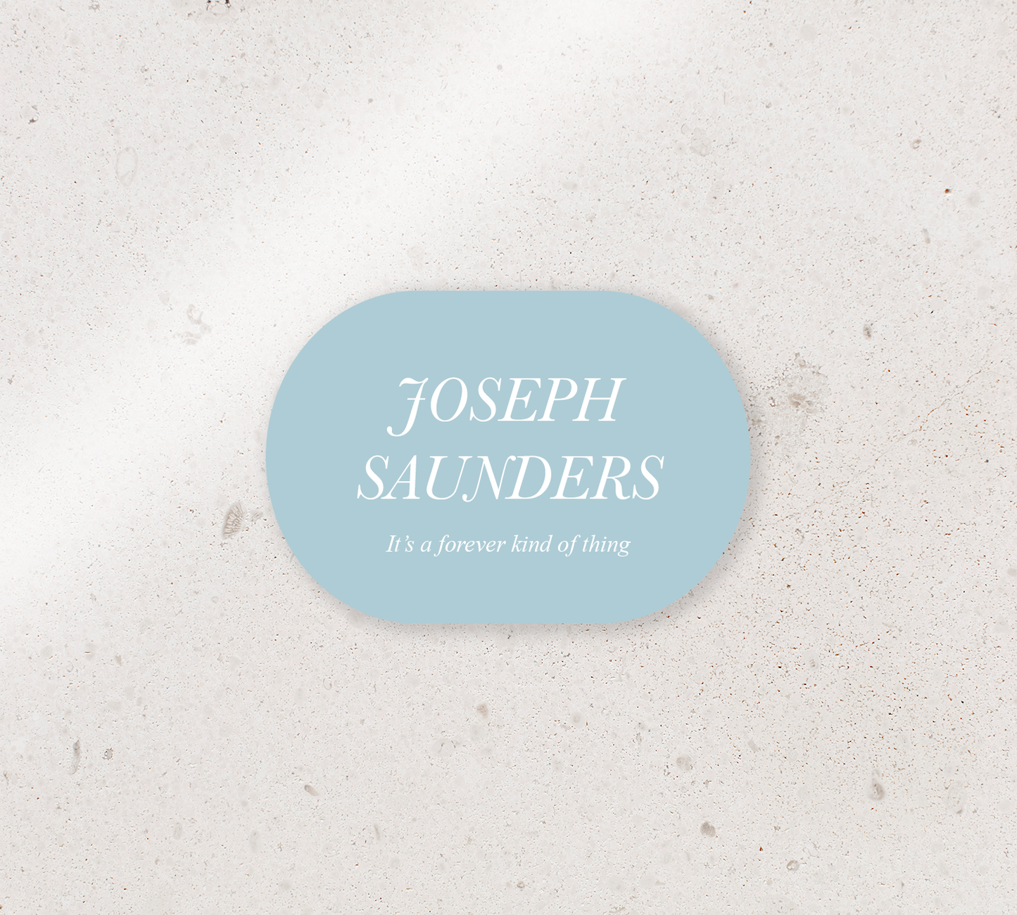 Elegant place cards from our Paragon collection