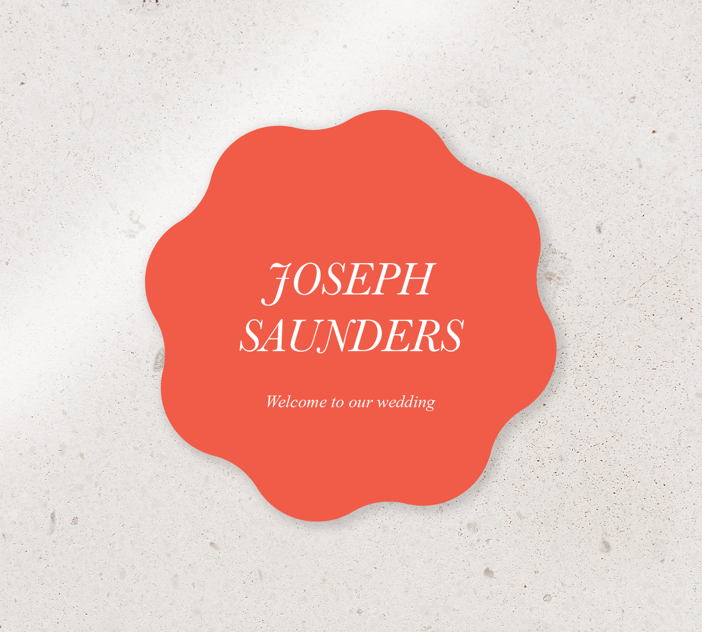 Elegant place cards from our Paragon collection