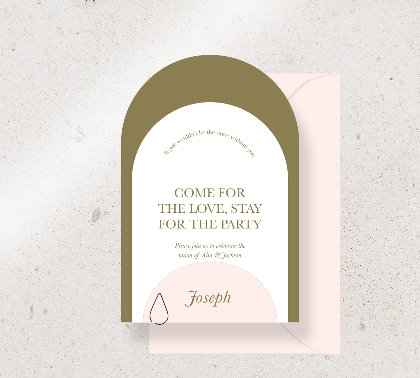 3 card set from our Paragon design collection