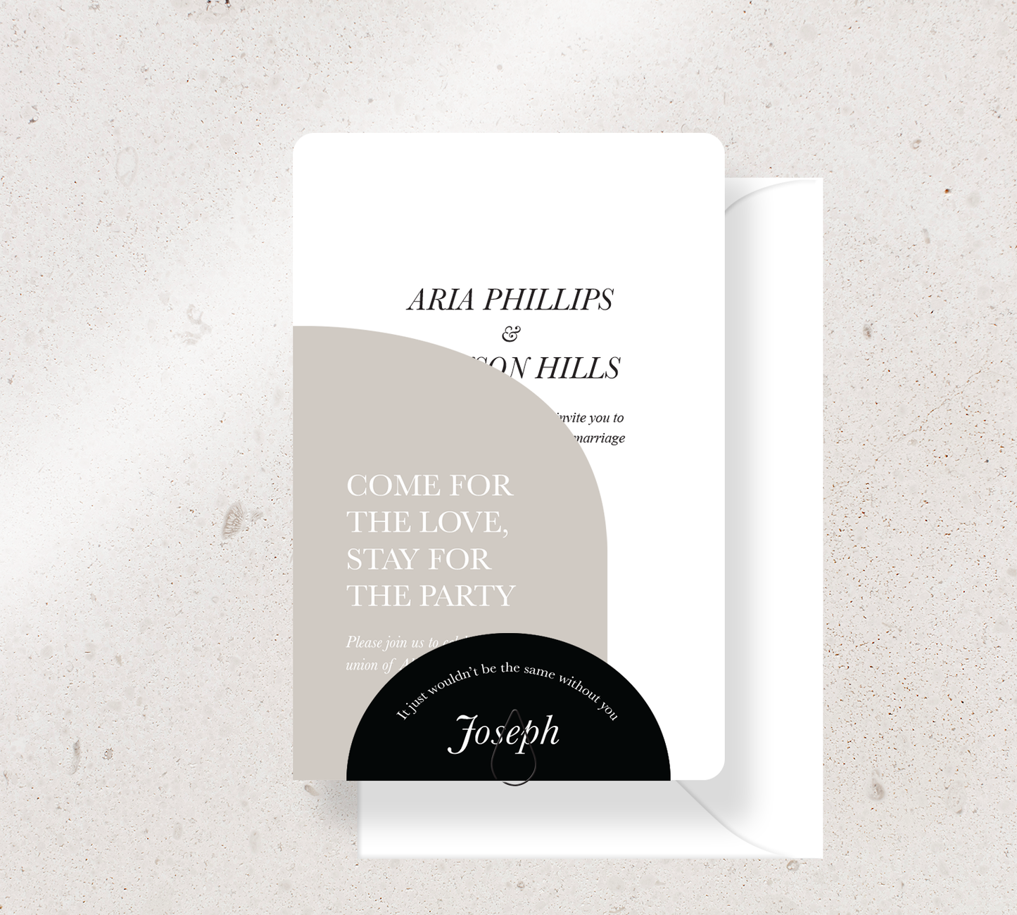 3 card set from our Paragon design collection