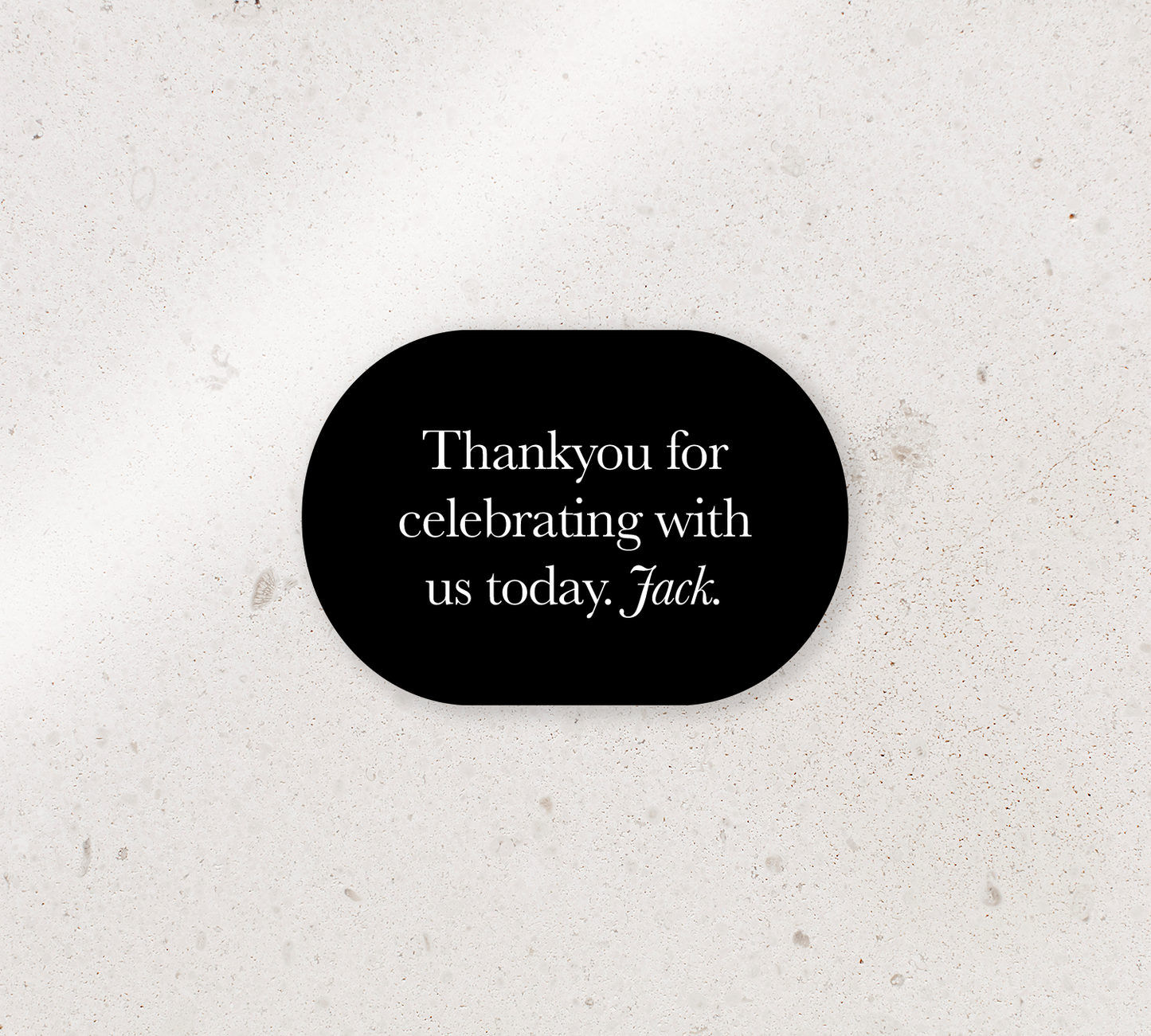 Elegant place cards from our Grande collection