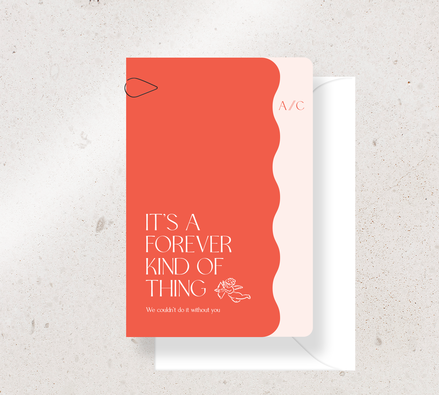 Beautifully curated 2 card set from our Forever collection
