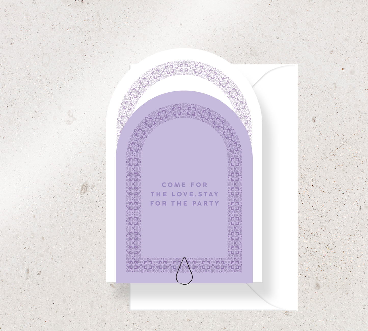 Stunning 2 card invitation set from our Grace collection
