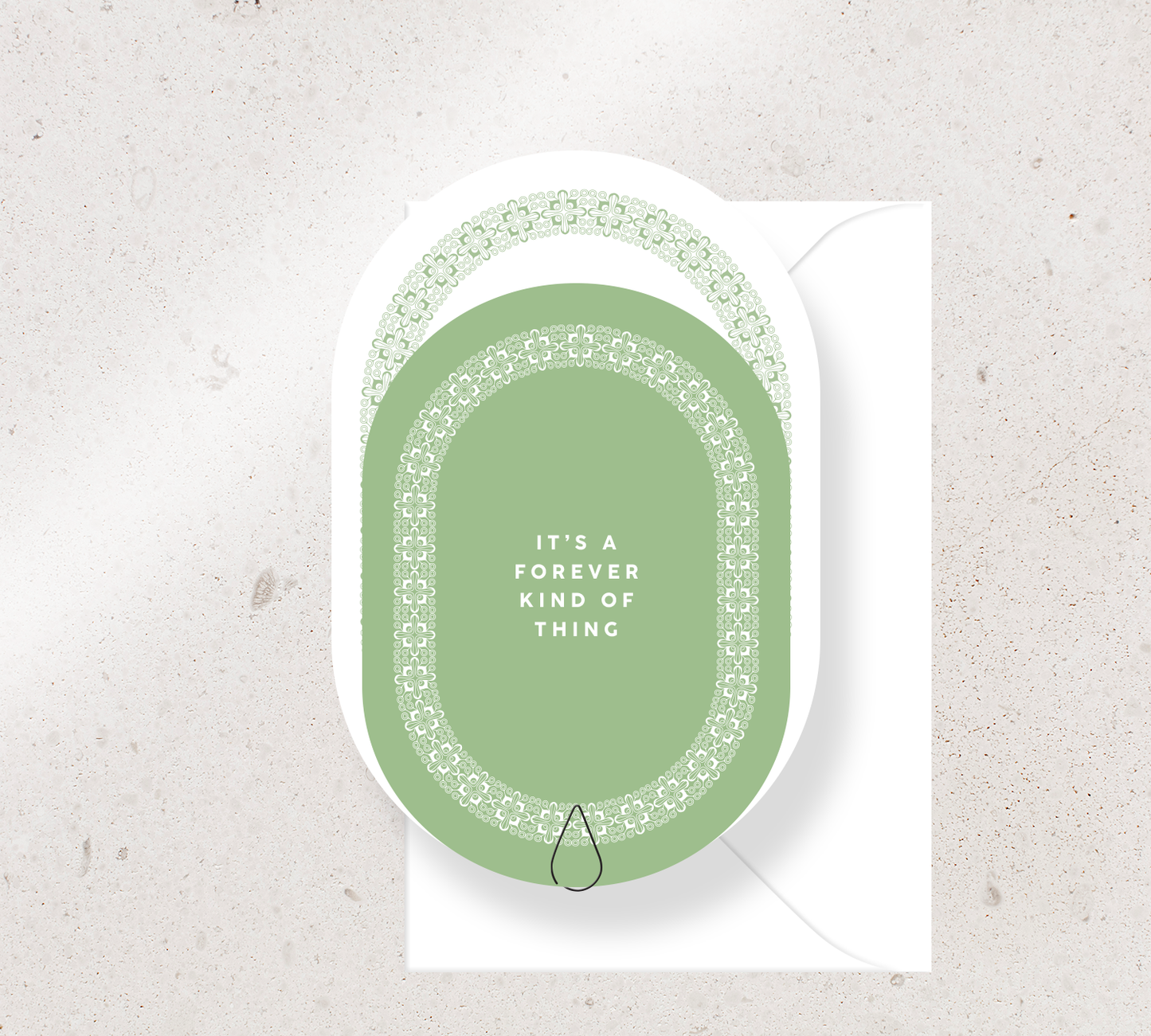 Stunning 2 card invitation set from our Grace collection