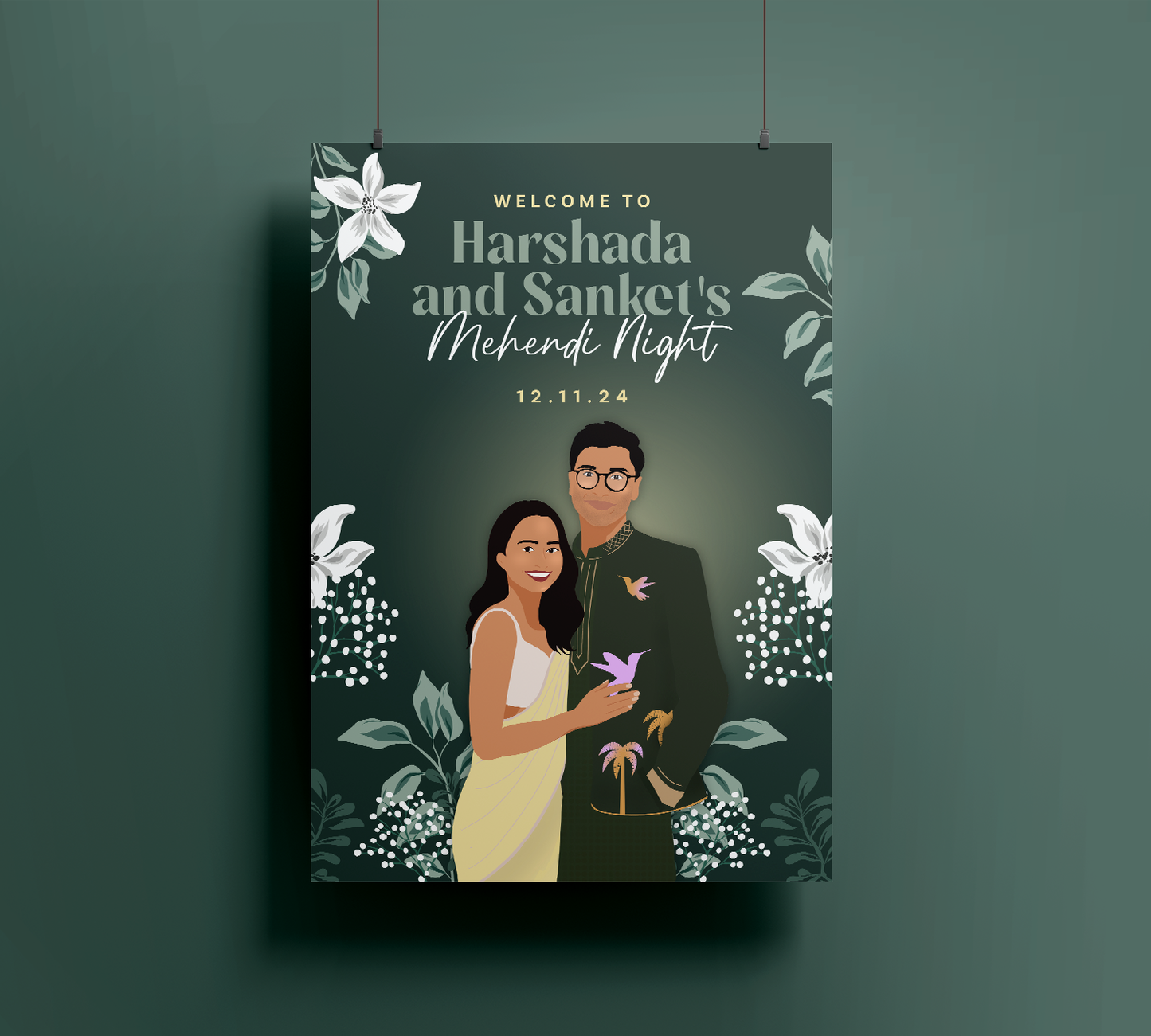 Illustrated Event Signage