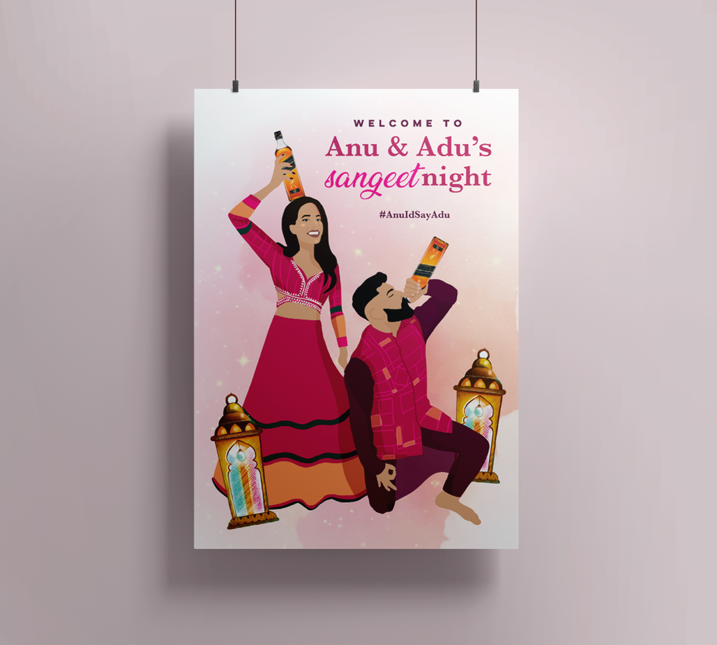 Illustrated Event Signage