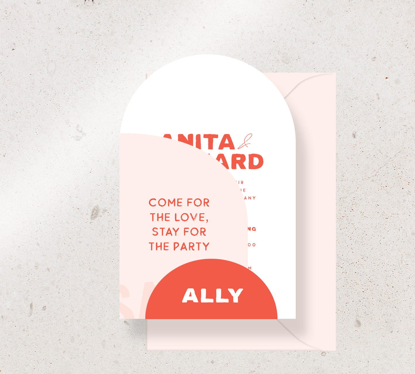 3 card set from our Salut design collection