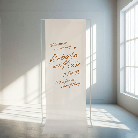 Ardour - Fabric Welcome Sign