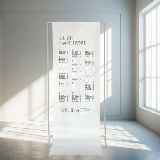 Bloom - Fabric Seating Chart