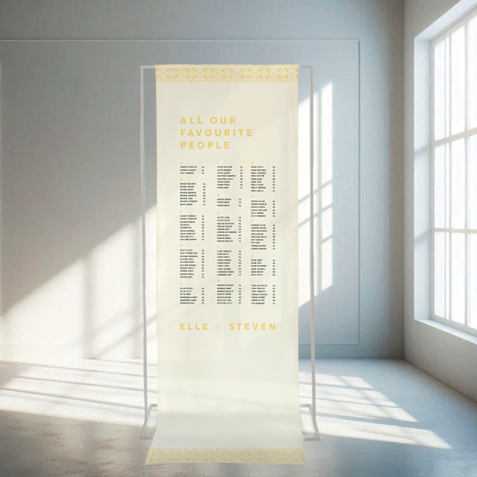 Grace - Fabric Seating Chart