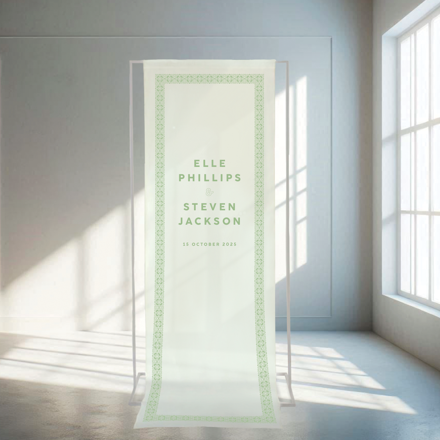 Grace - Fabric Welcome Sign