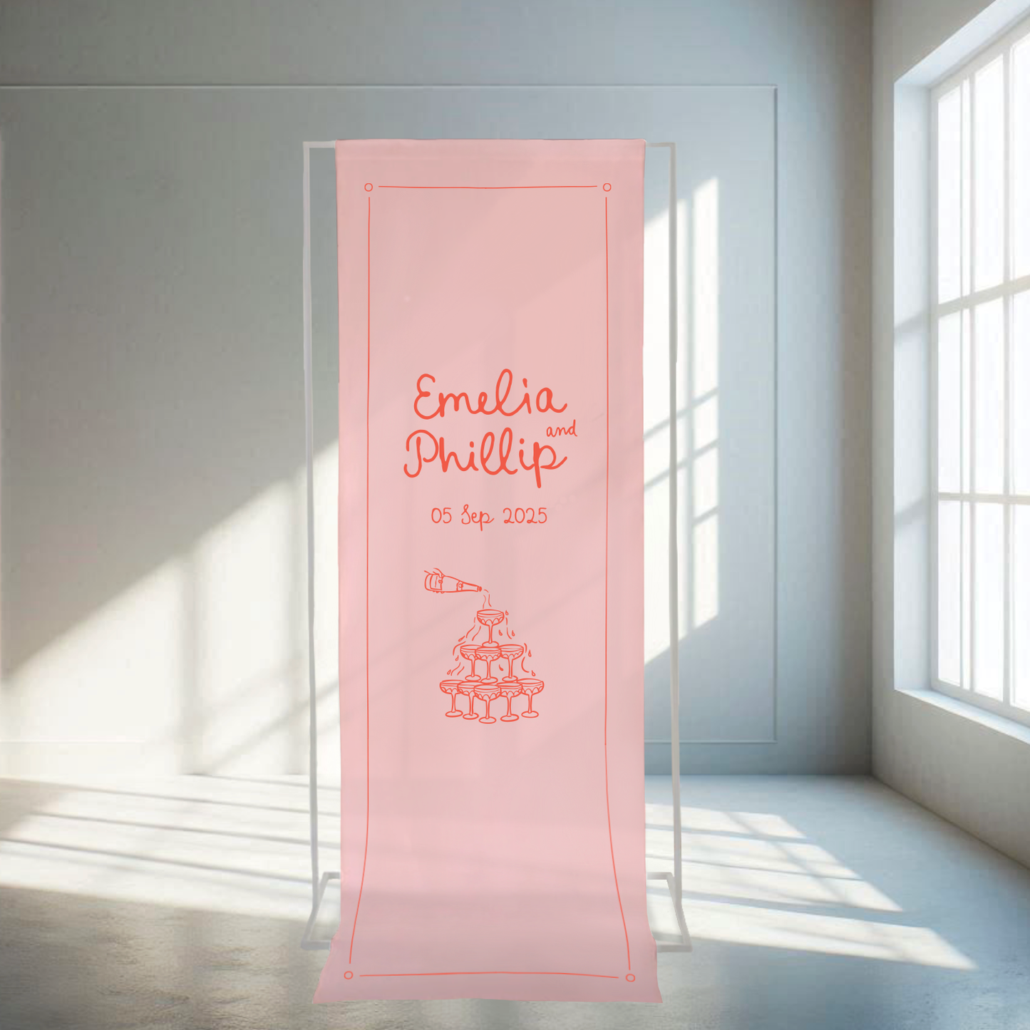 Limoncello - Fabric Welcome Sign