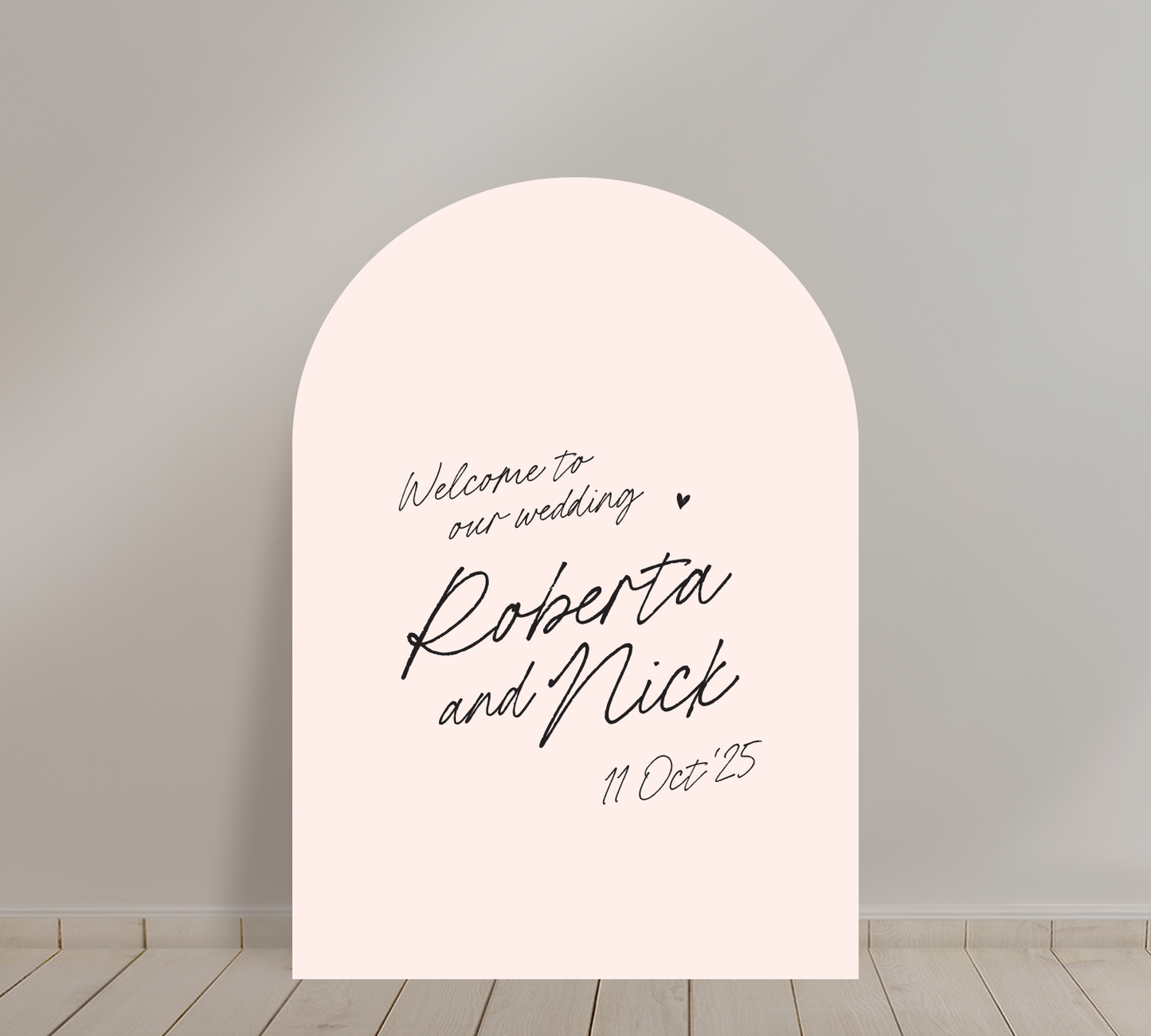 Welcome Sign from our Ardour Collection
