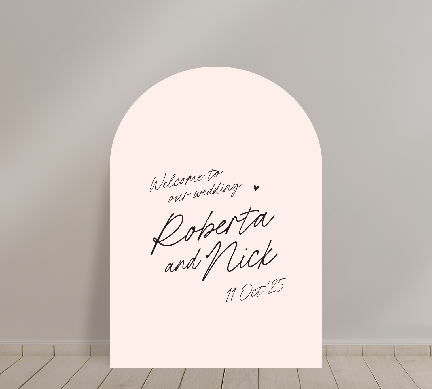 Welcome Sign from our Ardour Collection