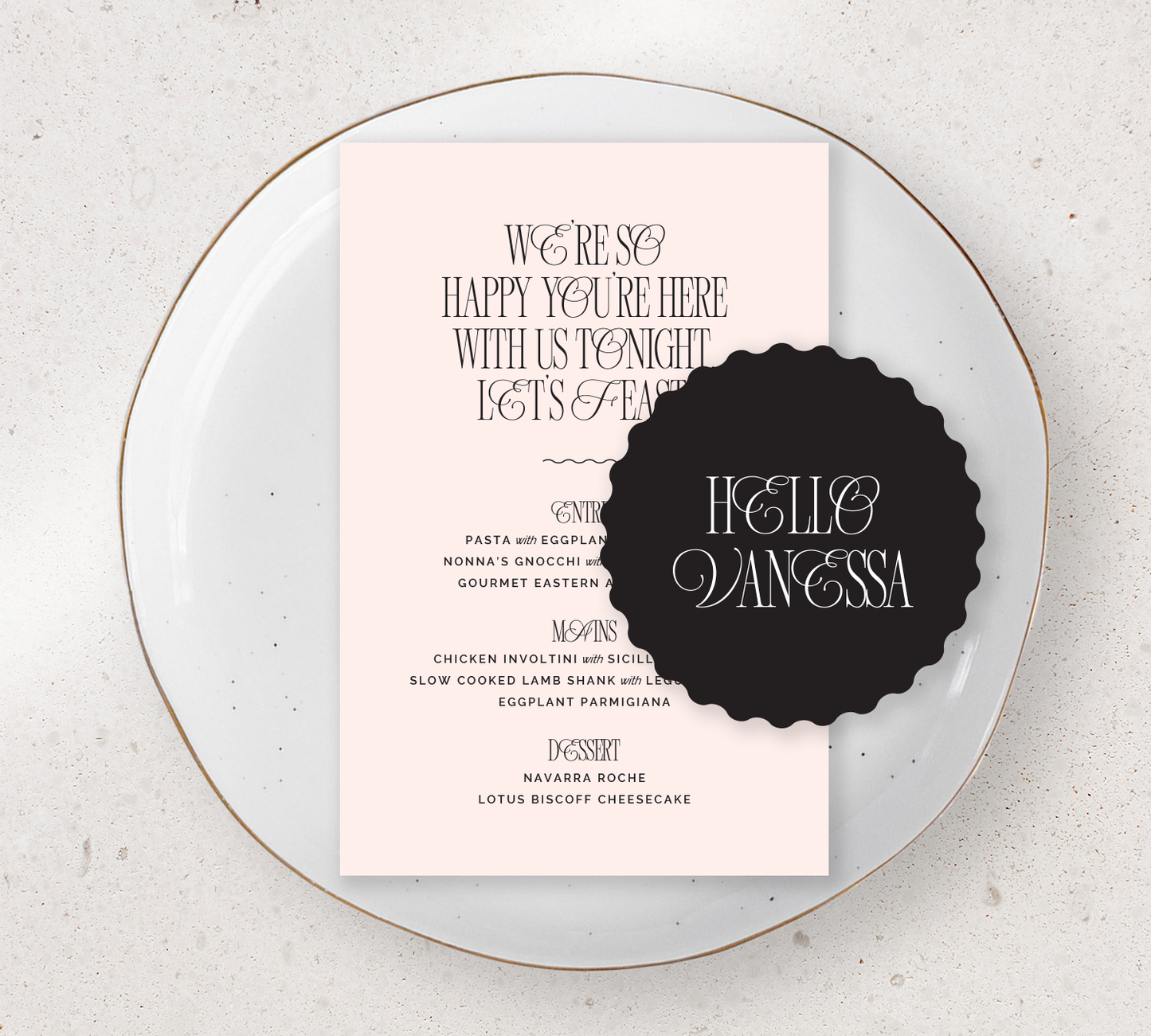 Bloom - Table Setting Package