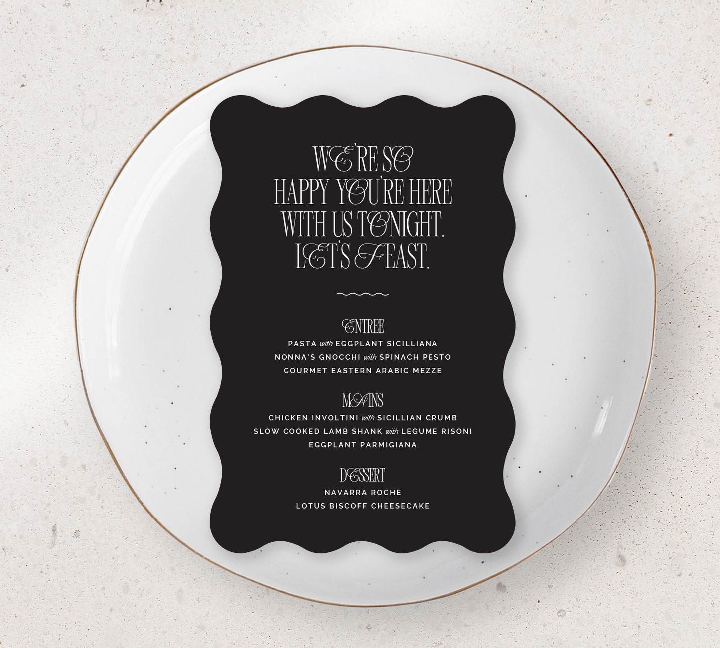 Bloom - Guest Menu's