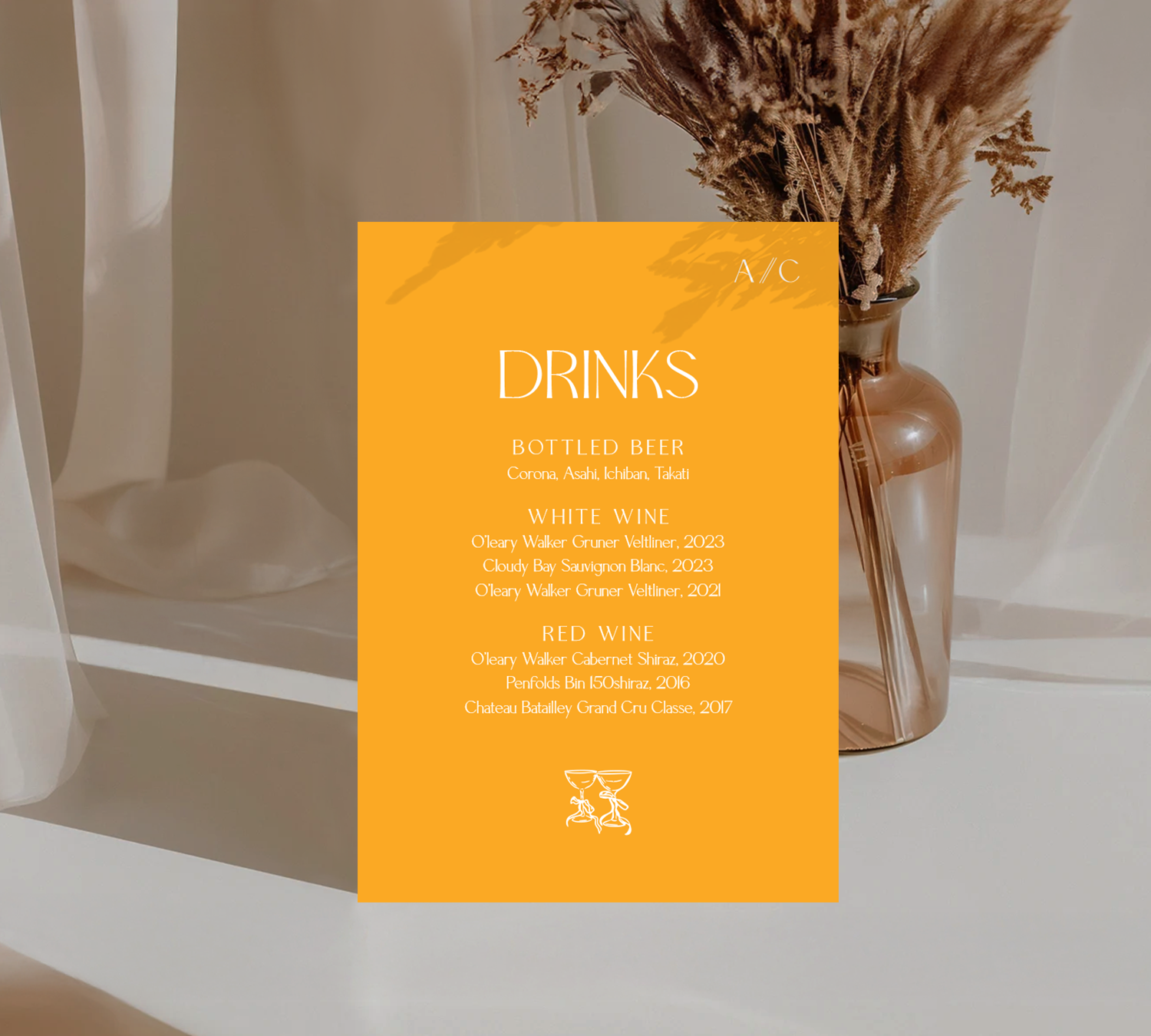 Bar Sign from our Forever design collection
