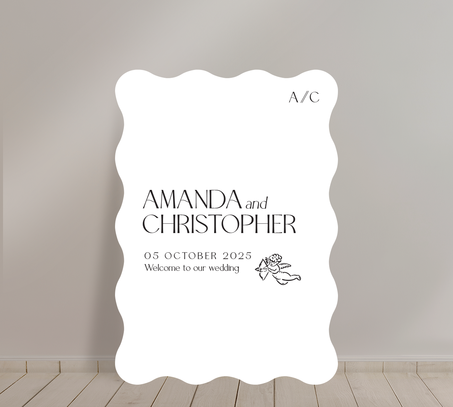 Welcome Sign from our Forever Collection 