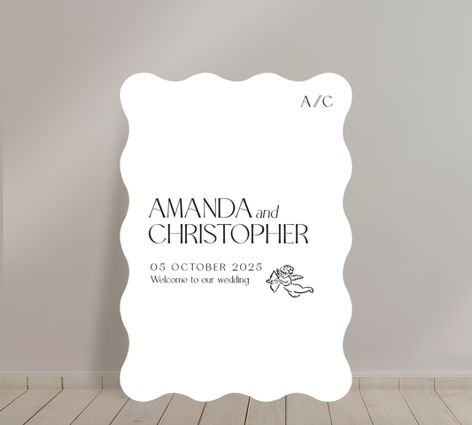 Welcome Sign from our Forever Collection 