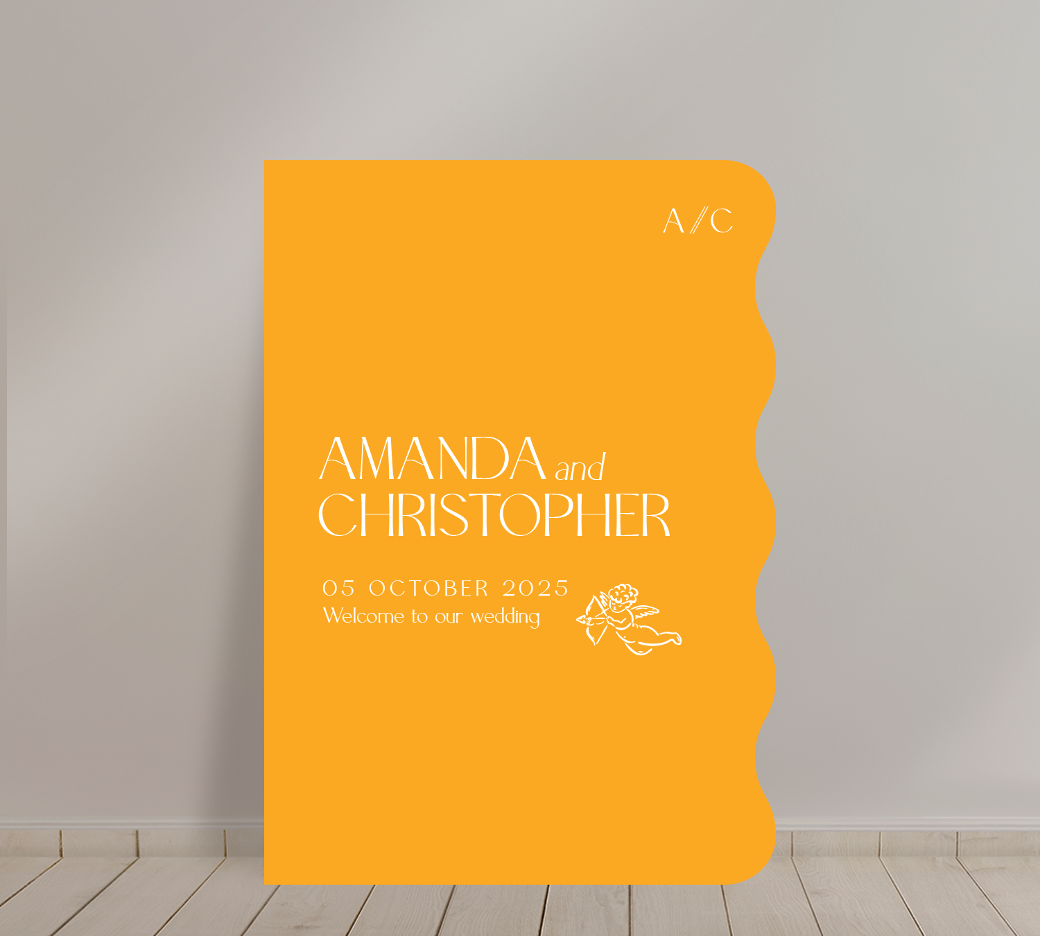 Welcome Sign from our Forever Collection 