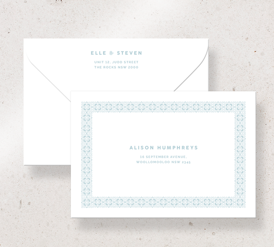 Elegant Printed Envelopes from our Grace Collection