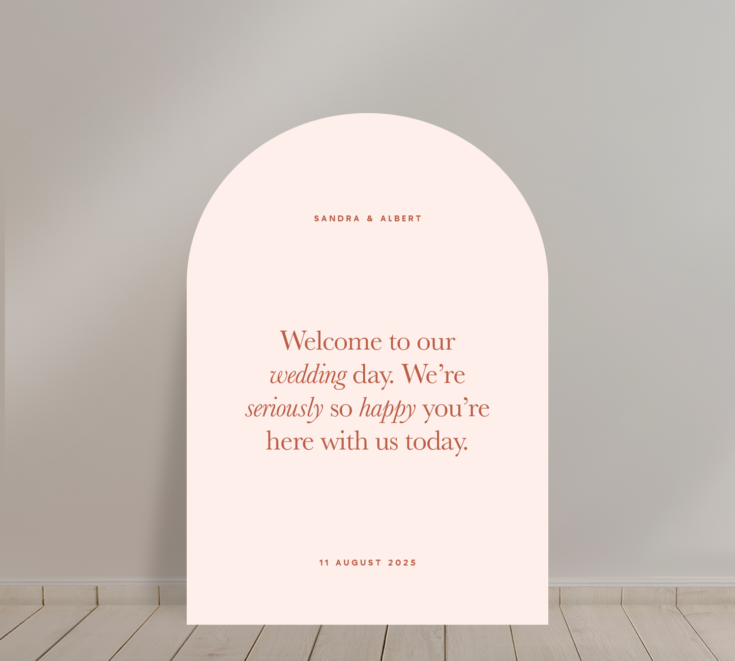 Welcome Sign from our Grande Collection 