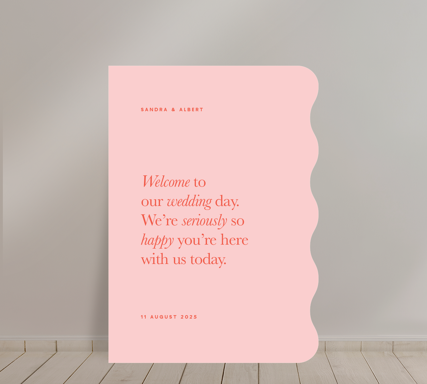 Welcome Sign from our Grande Collection 