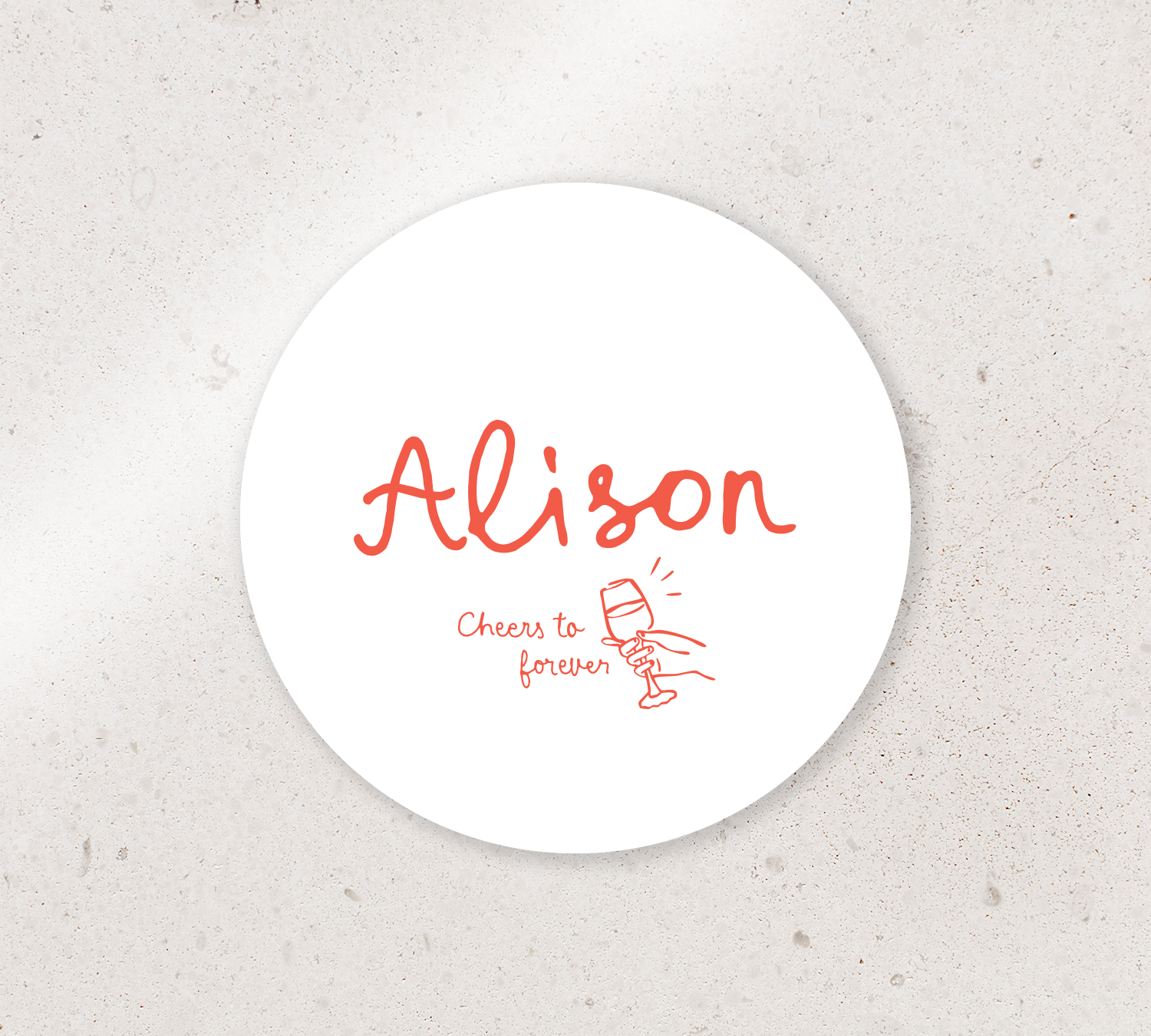 Elegant place cards from our Limoncello collection