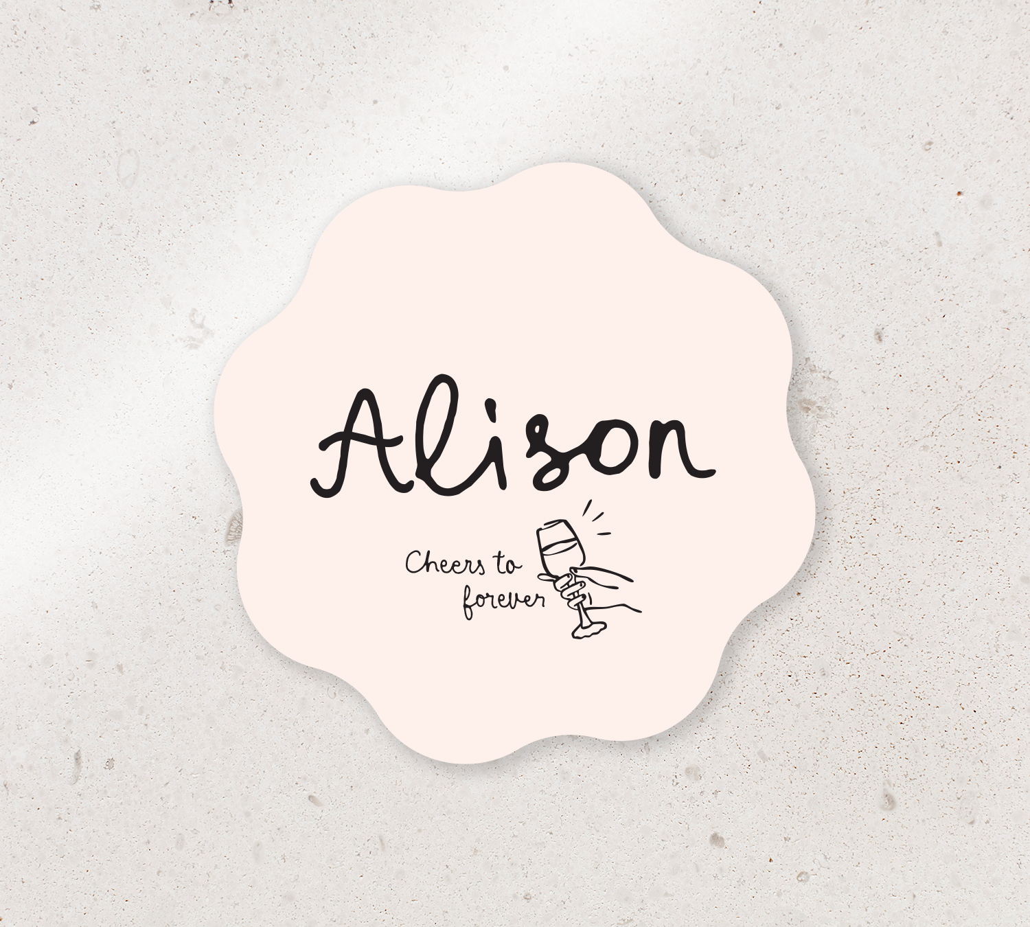 Elegant place cards from our Limoncello collection