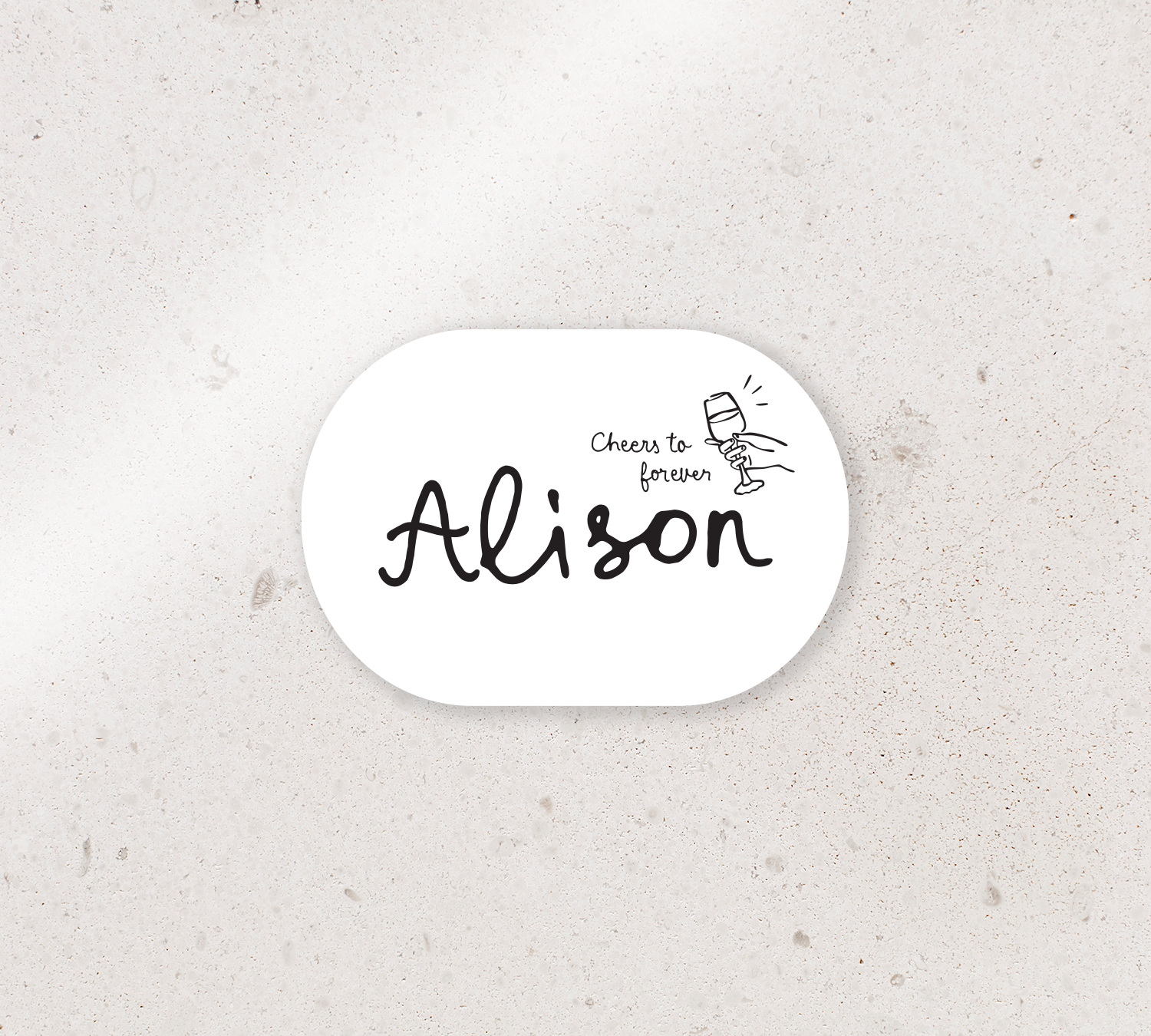 Elegant place cards from our Limoncello collection