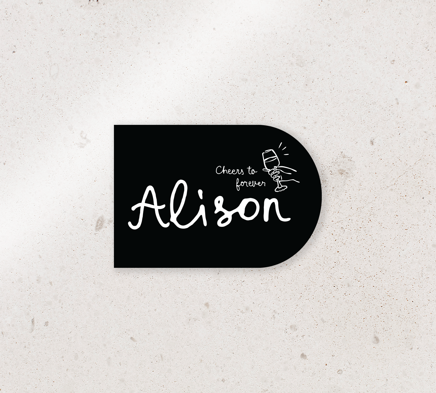 Elegant place cards from our Limoncello collection