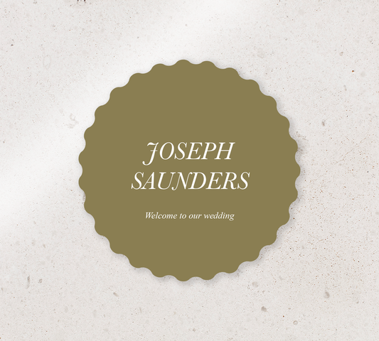 Elegant place cards from our Paragon collection