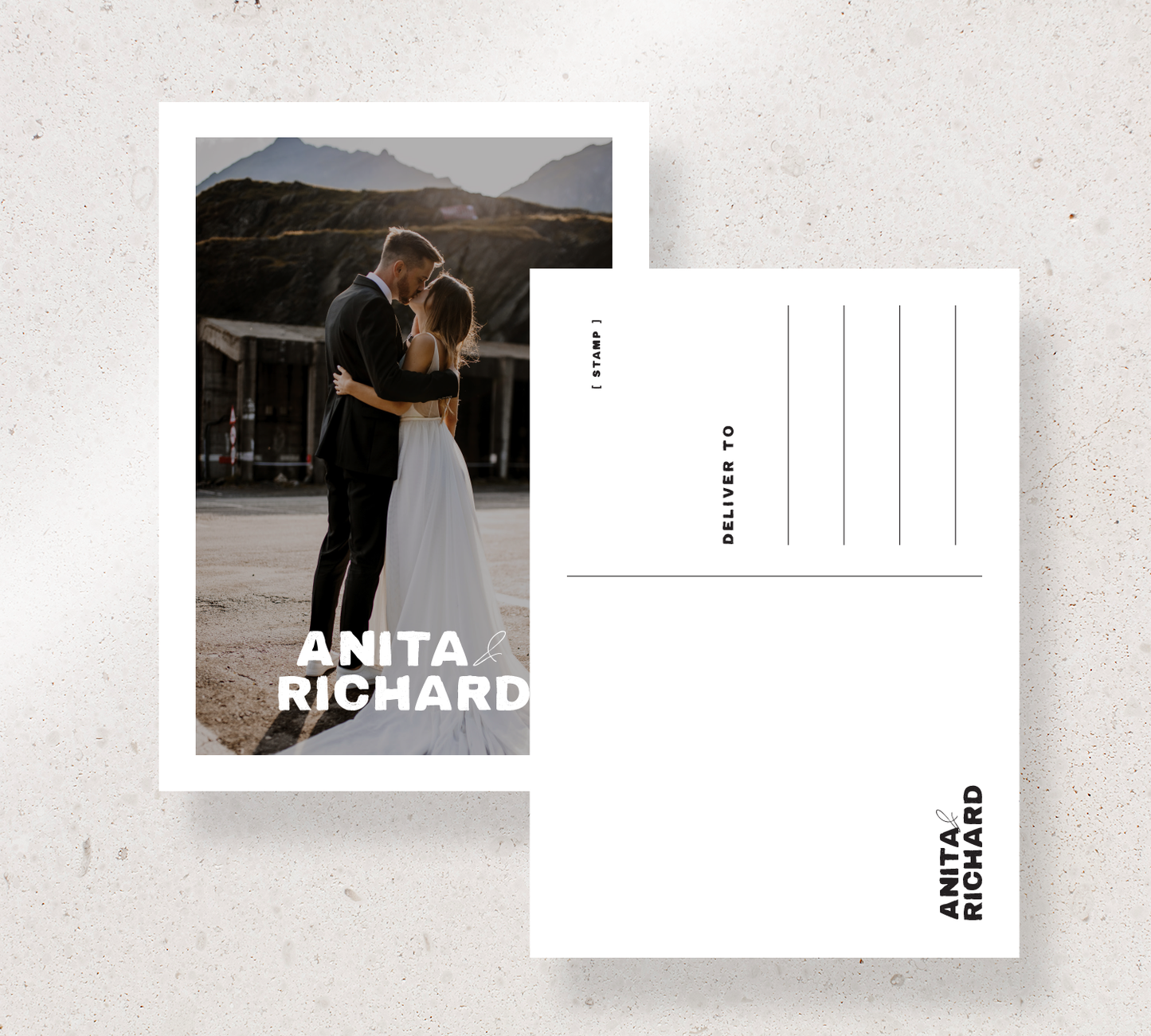Thankyou Postcard from our Salut design collection