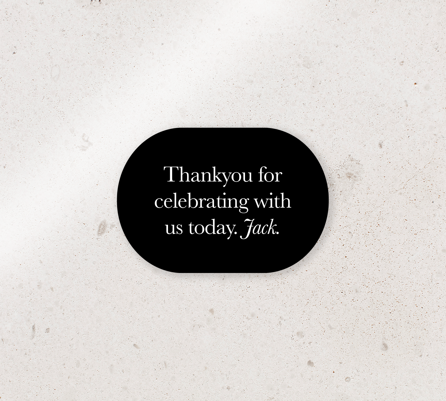 Elegant place cards from our Grande collection