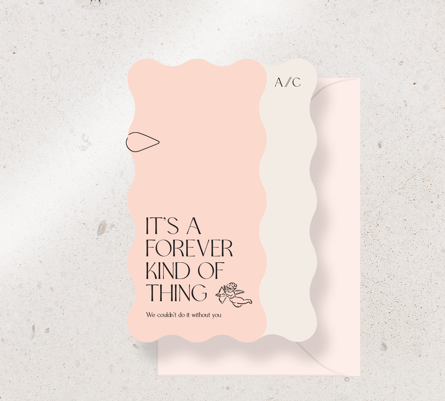 Beautifully curated 2 card set from our Forever collection