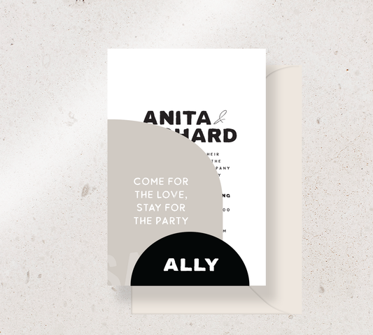 3 card set from our Salut design collection