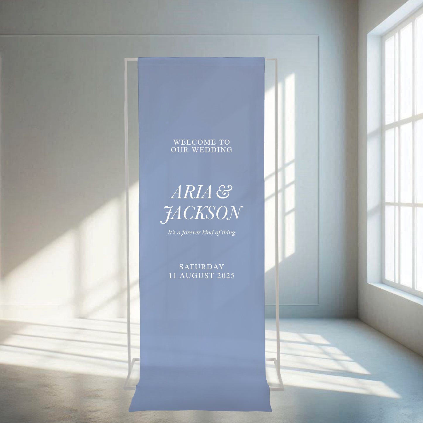 Paragon - Fabric Welcome Sign